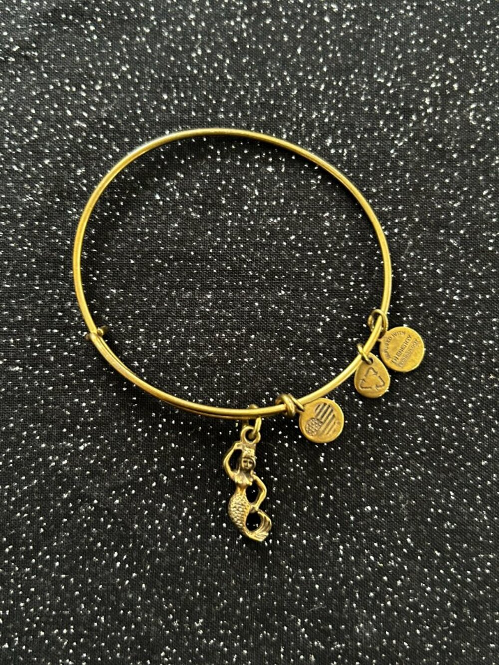 🍃 sale 🍃 Alex and Ani Charm Bangle Gold Charm Bangle - Mermaid Charm Bangle